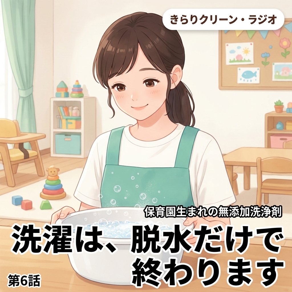 洗濯は、脱水だけで終わります 紙芝居 7