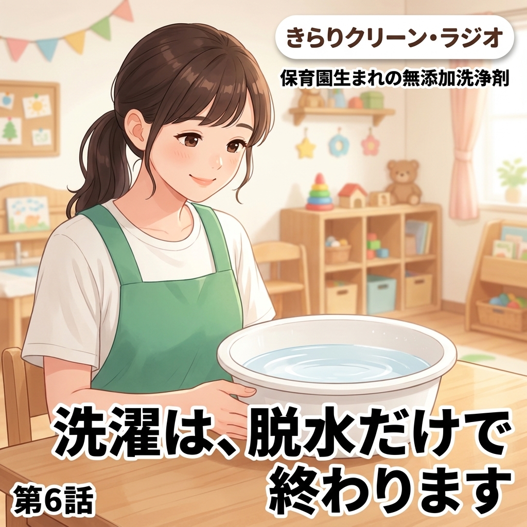 洗濯は、脱水だけで終わります 紙芝居 9