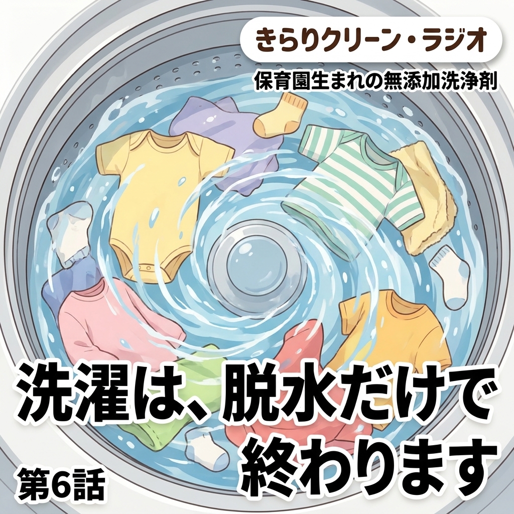 洗濯は、脱水だけで終わります 紙芝居 10