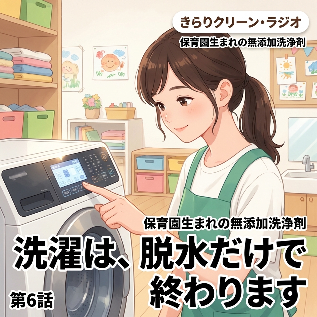 洗濯は、脱水だけで終わります 紙芝居 14