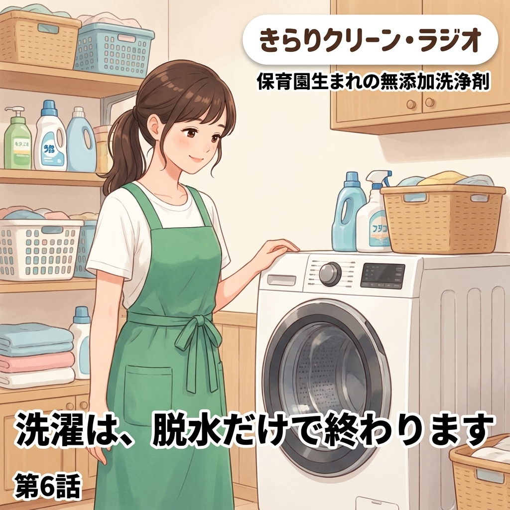 洗濯は、脱水だけで終わります 紙芝居 15