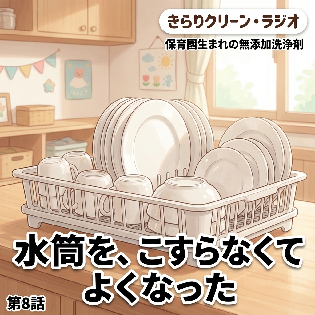 水筒を、こすらなくてよくなった 紙芝居 2