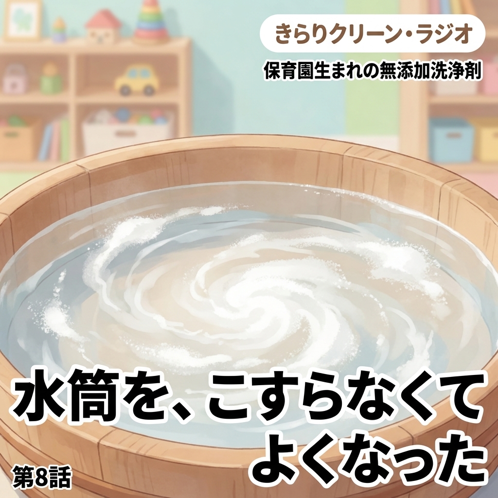 水筒を、こすらなくてよくなった 紙芝居 5