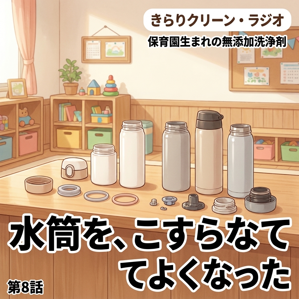 水筒を、こすらなくてよくなった 紙芝居 13