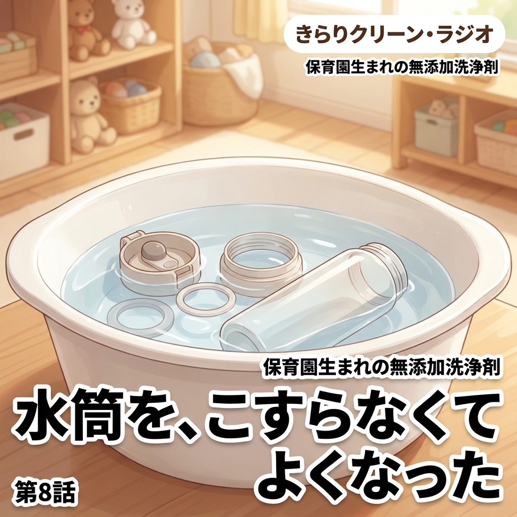 水筒を、こすらなくてよくなった 紙芝居 14