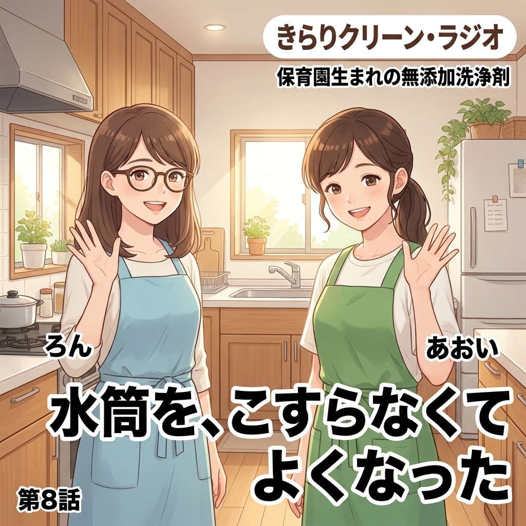 水筒を、こすらなくてよくなった 紙芝居 16