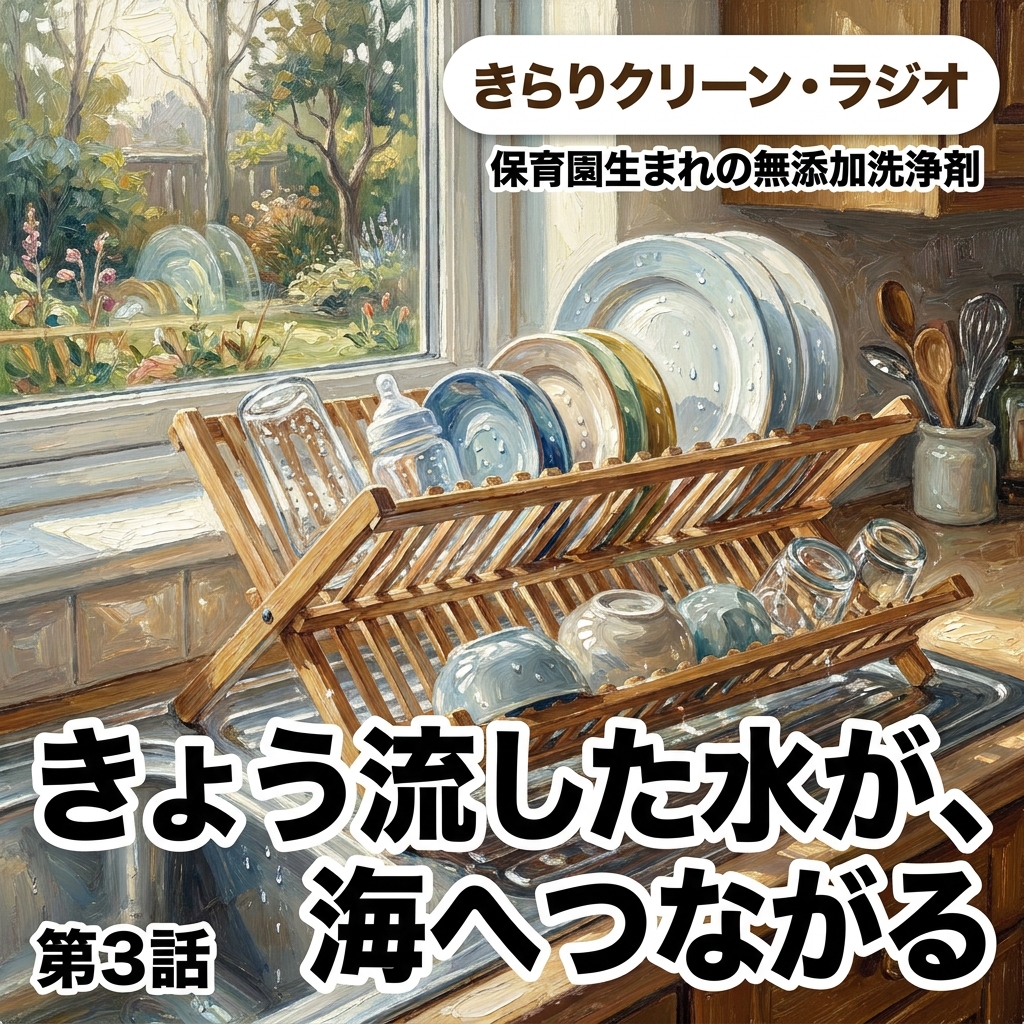きょう流した水が、海へつながる 紙芝居 4