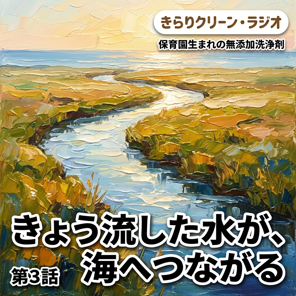 きょう流した水が、海へつながる 紙芝居 6