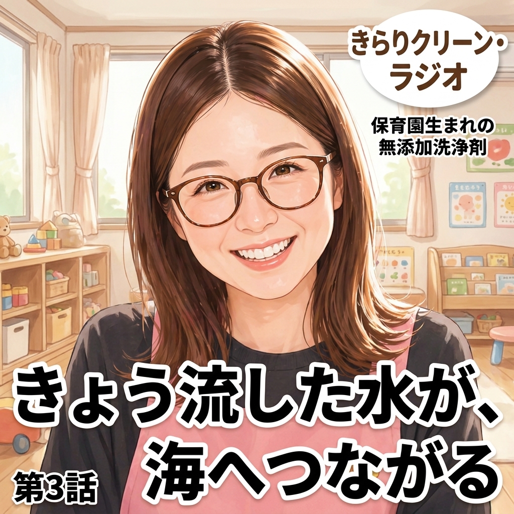 きょう流した水が、海へつながる 紙芝居 8