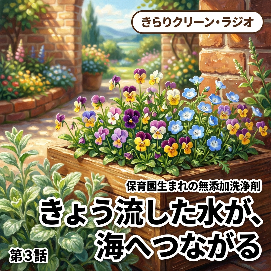 きょう流した水が、海へつながる 紙芝居 12