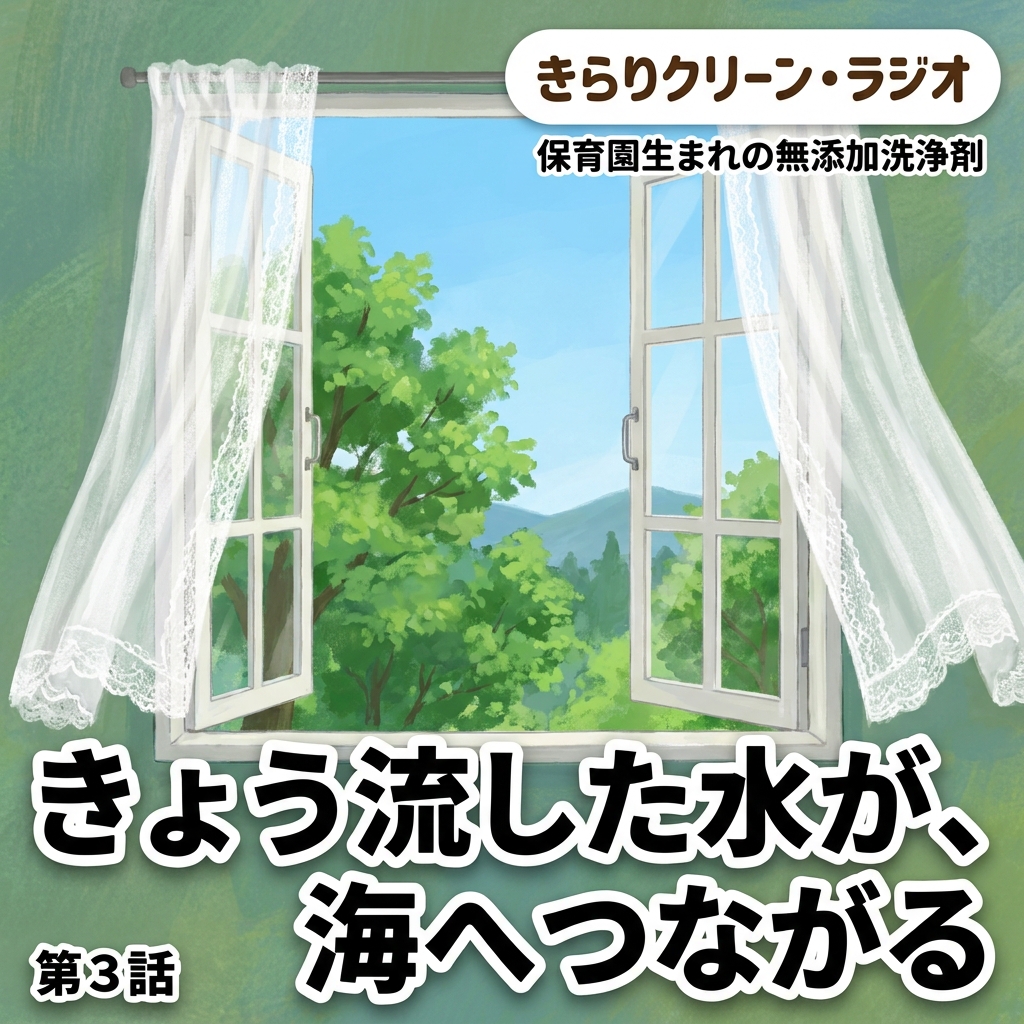 きょう流した水が、海へつながる 紙芝居 14