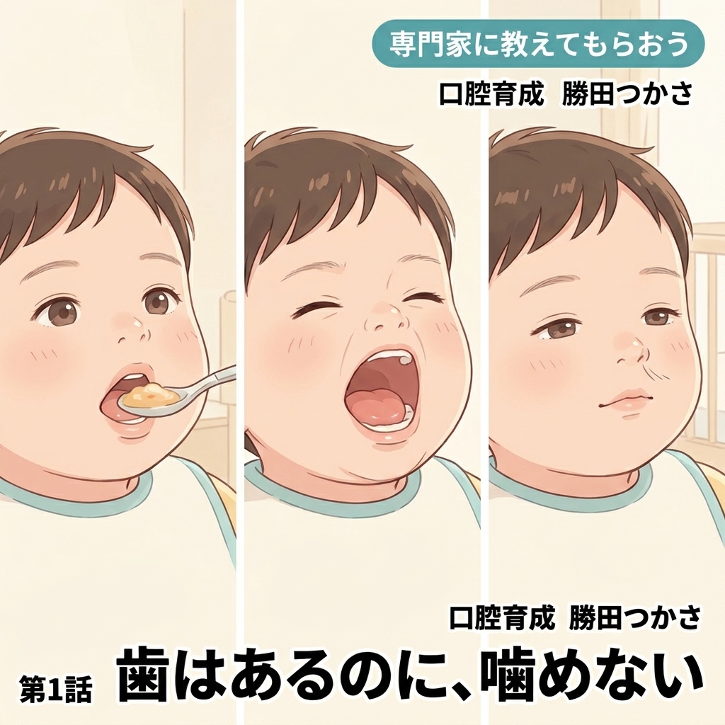 「歯が生えた、順調ですね」で、見るのをやめていませんか 紙芝居 9