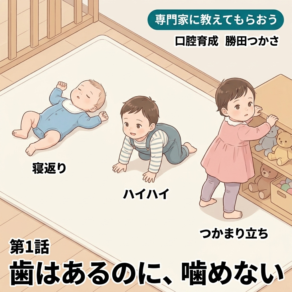「歯が生えた、順調ですね」で、見るのをやめていませんか 紙芝居 10