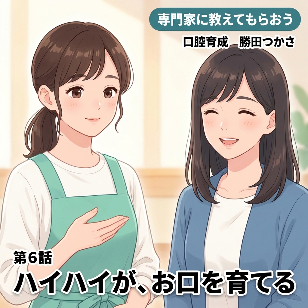 ハイハイが、お口を育てる 紙芝居 1