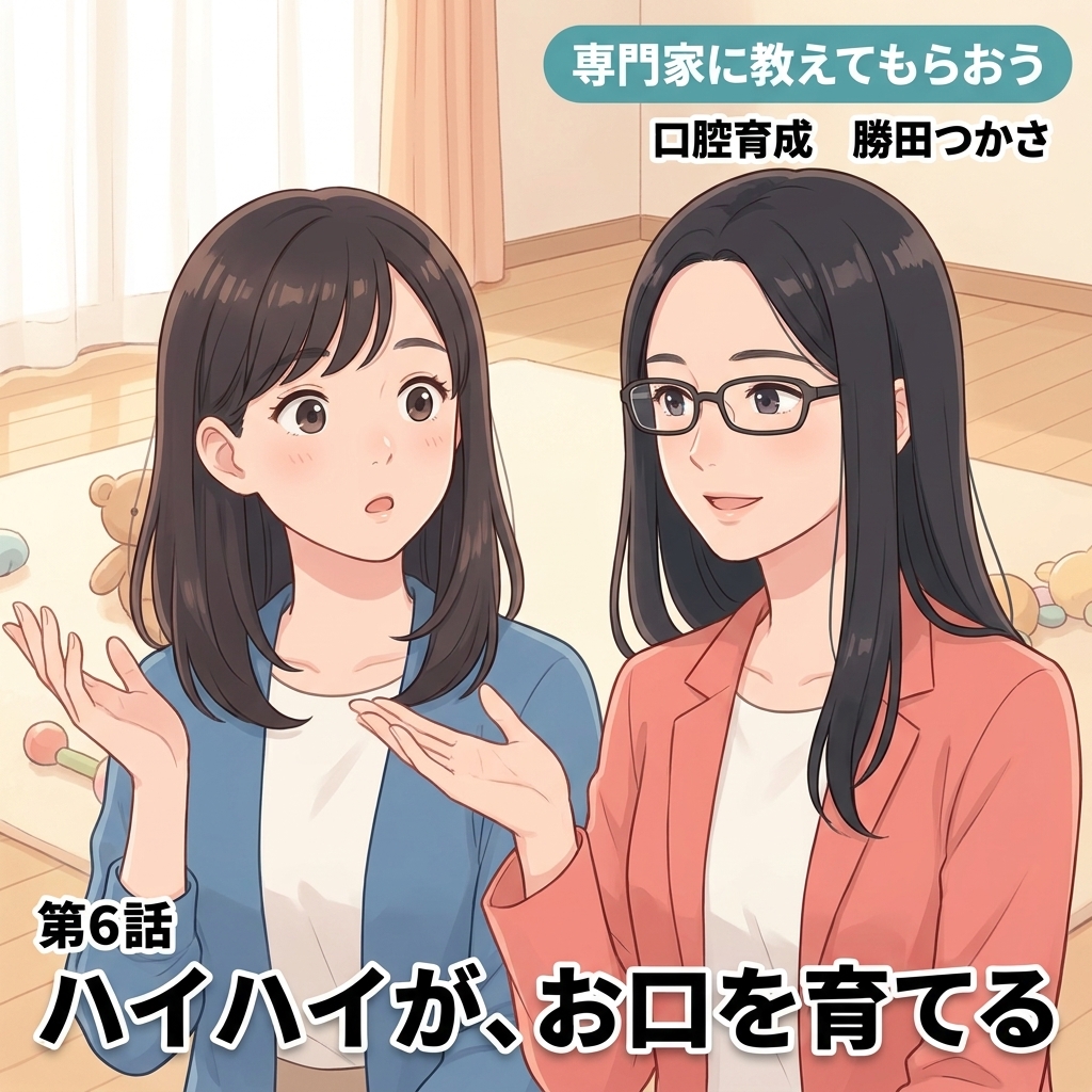 ハイハイが、お口を育てる 紙芝居 4