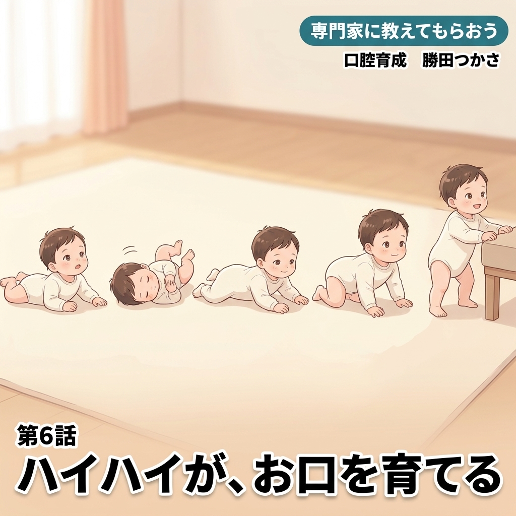 ハイハイが、お口を育てる 紙芝居 7
