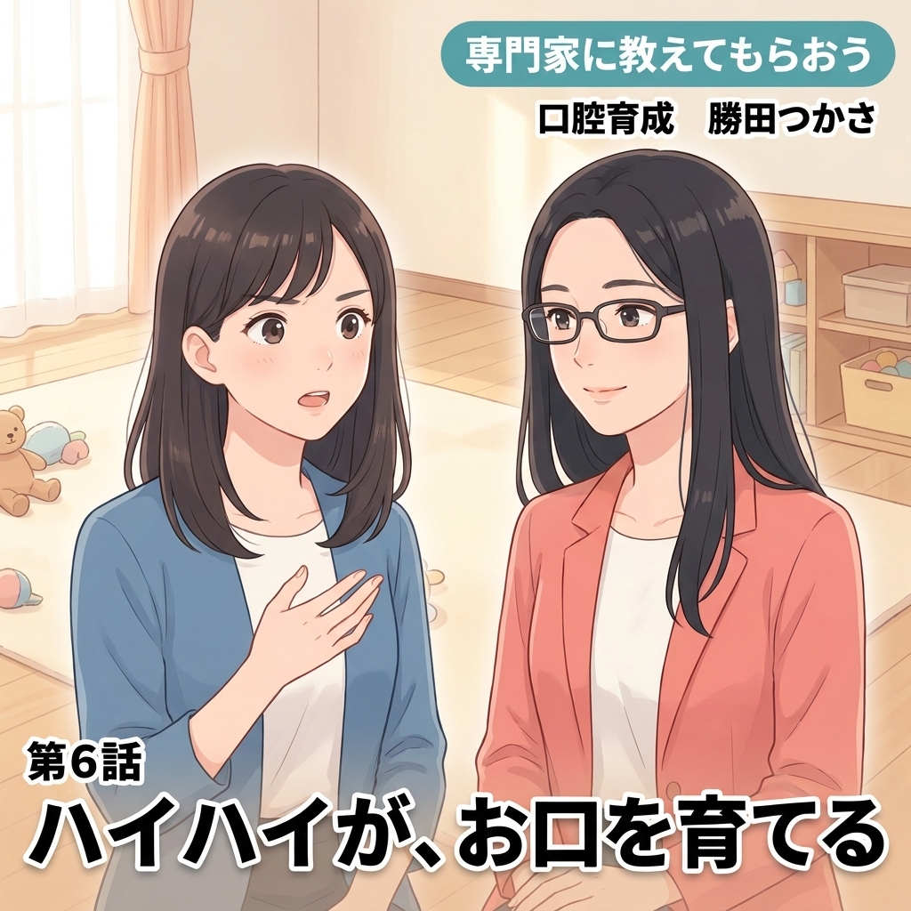 ハイハイが、お口を育てる 紙芝居 8