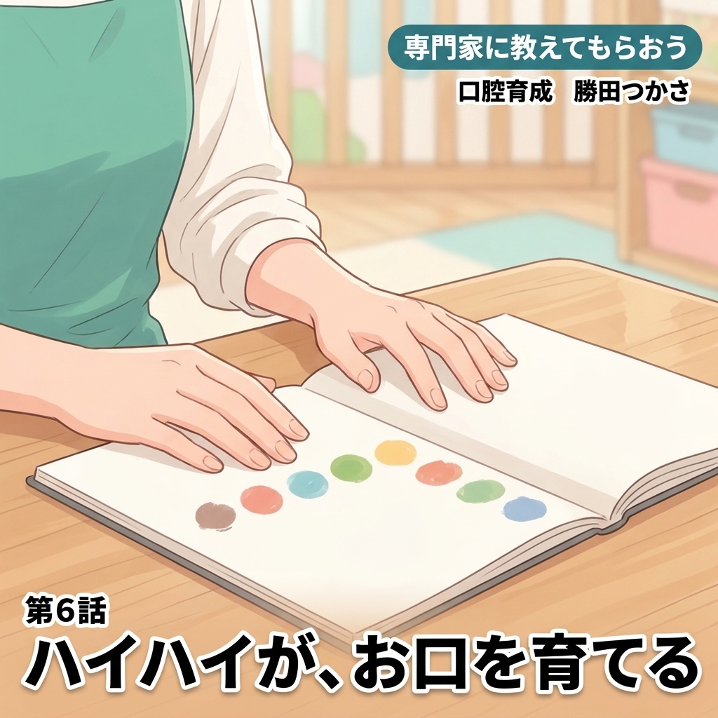 ハイハイが、お口を育てる 紙芝居 9