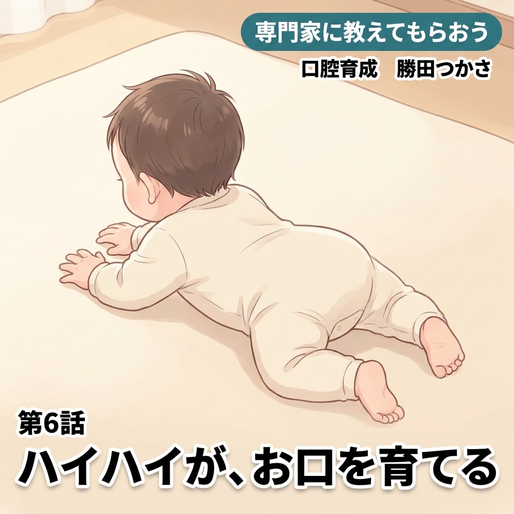 ハイハイが、お口を育てる 紙芝居 12