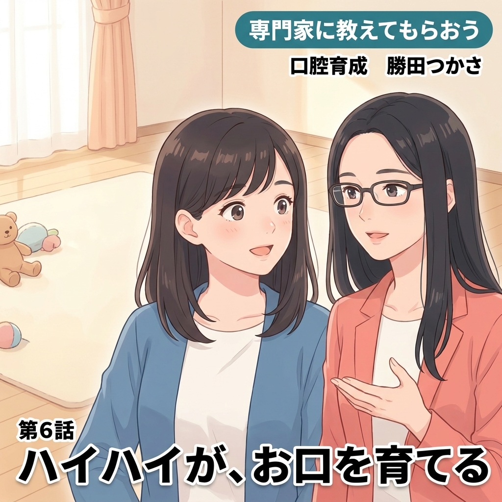 ハイハイが、お口を育てる 紙芝居 13