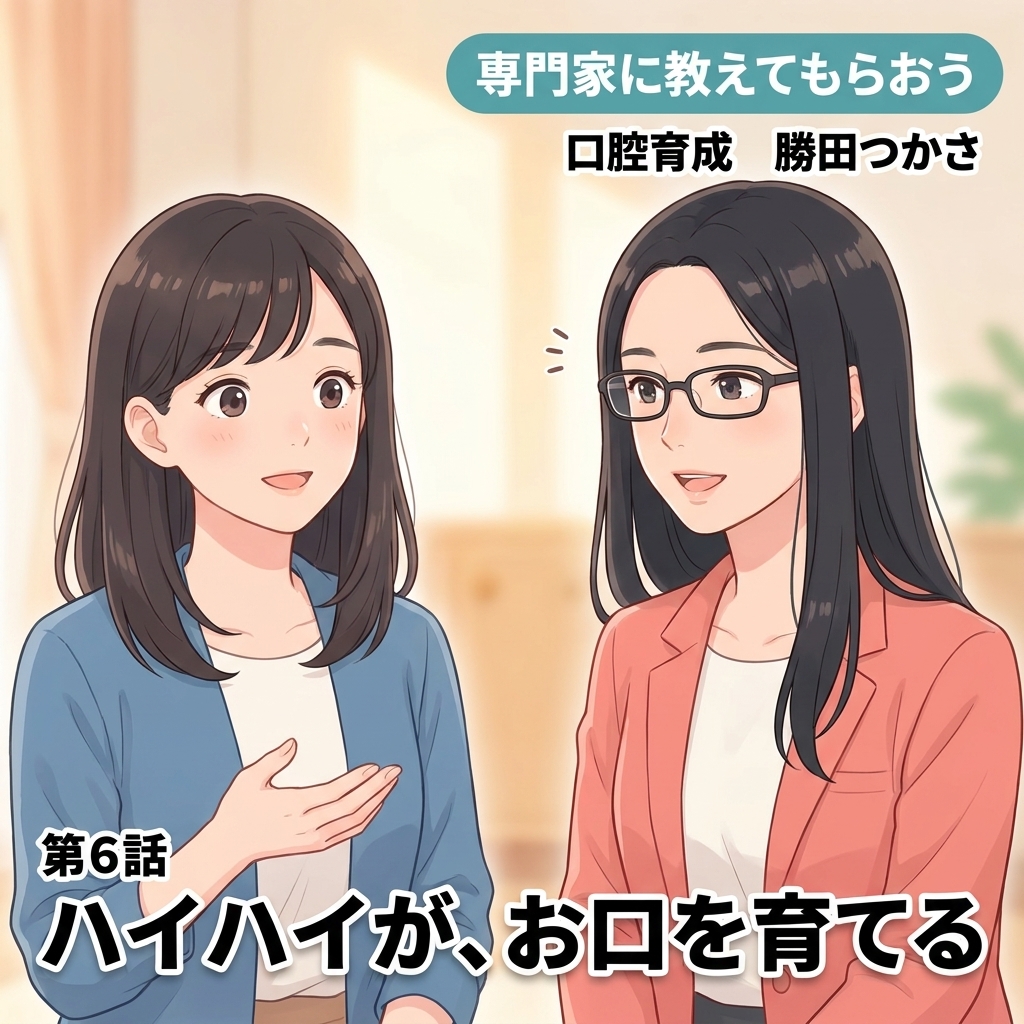 ハイハイが、お口を育てる 紙芝居 14