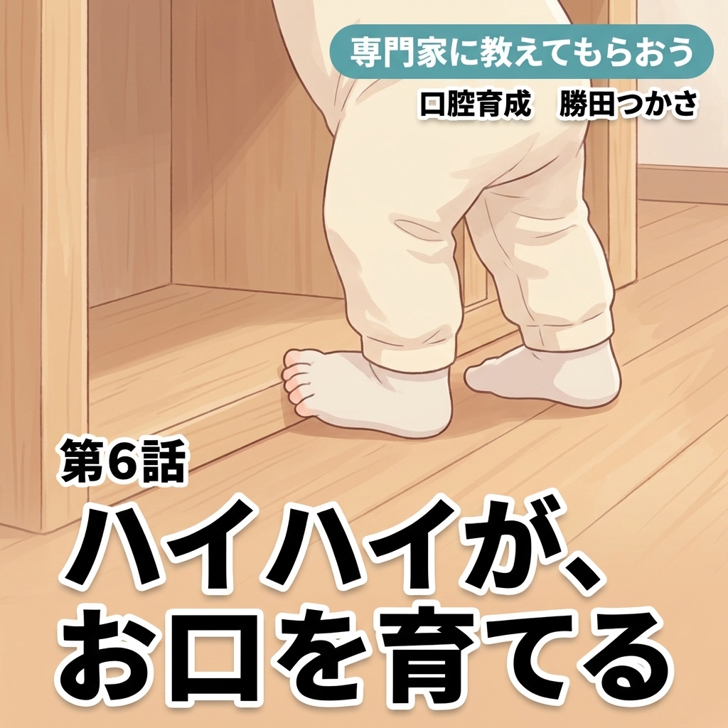 ハイハイが、お口を育てる 紙芝居 15