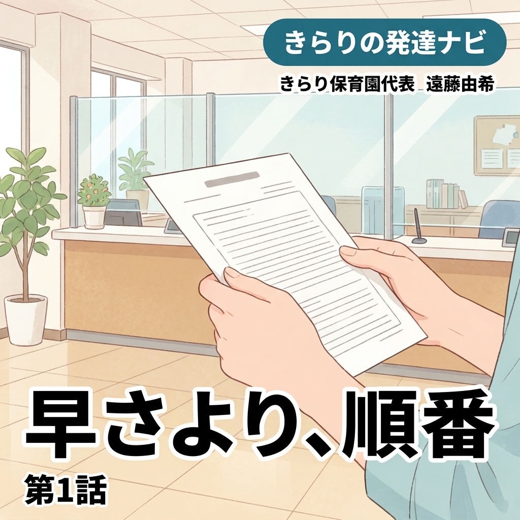 早さより、順番 紙芝居 8